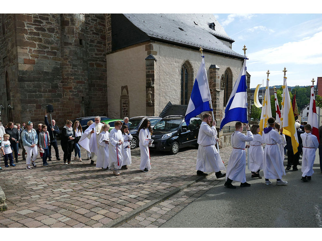 Bittprozession an Christi Himmelfahrt (Foto: Karl-Franz Thiede)